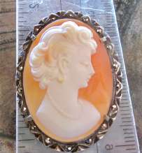 Museum Quality hand carving Beauty, From 1960th 800 Silver marcasite Brooch/Pendant