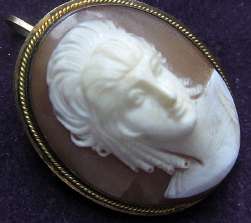Beautiful Art Deco (circa 1915) Antique Gold washing Sterling Pendant & Brooch (pin is broken)
